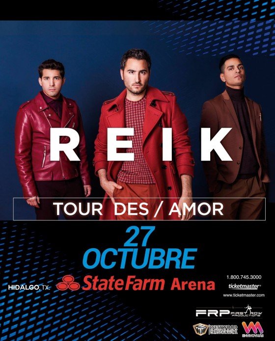 Cartel de REIK - TOUR DES / AMOR 