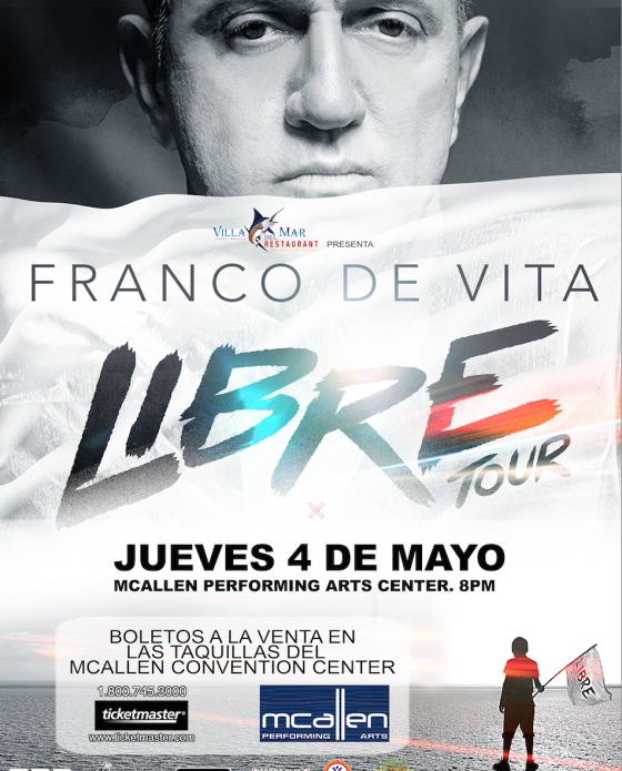 Cartel de Franco De Vita | LIBRE TOUR